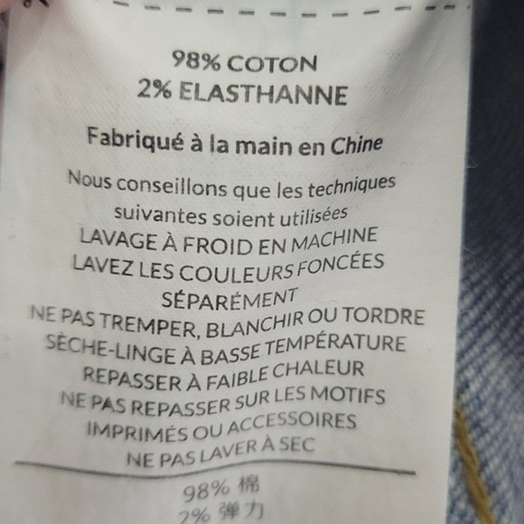 One Teaspoon Medium Rise Relaxed Leg Tappered Rolled Cuff Jeans - Picture 10 of 14